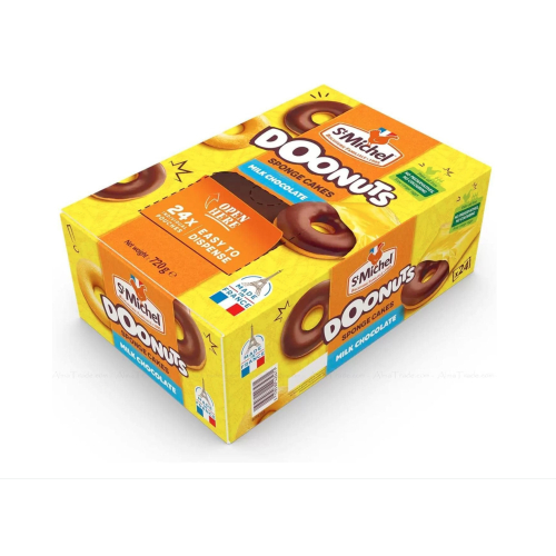 St Michel Chocolate Coated Doonuts 24 Pack 1