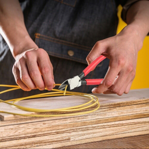 6 inch Diagonal Side Cutter Wire Cutting Nippers Pliers Electric Cable 2