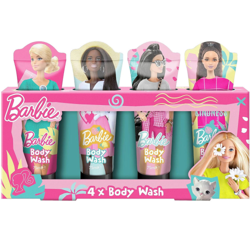 Barbie Barbie Body Wash Set - 4 x 75ml