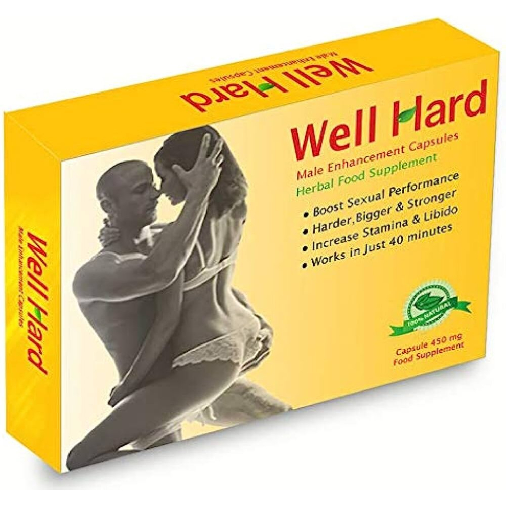 6 X Ultra Strong Male Herbal Libido Sexual  Enhancement 450mg Capsules