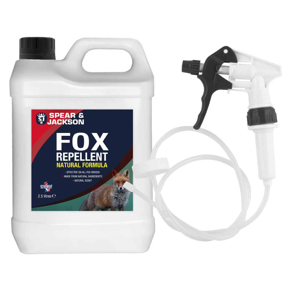 Spear & Jackson Fox Repellent Spray 2.5 Litre with Long Hose Trigger