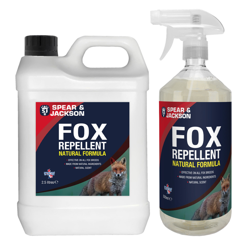 Spear & Jackson Fox Repellent Spray 2.5L with 500ml Trigger Spray