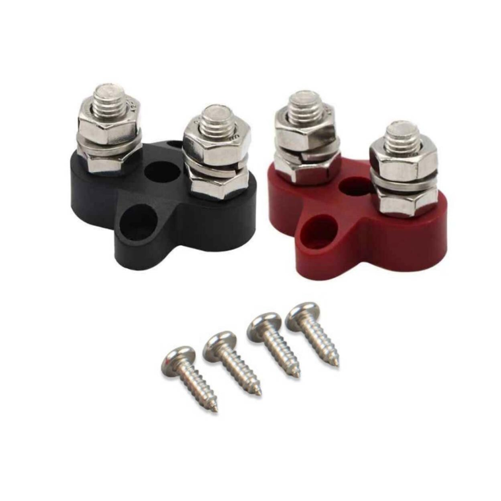 Victron Red/Black Dual Terminal Stud M8-Linked Set (1 /1 - Image 3