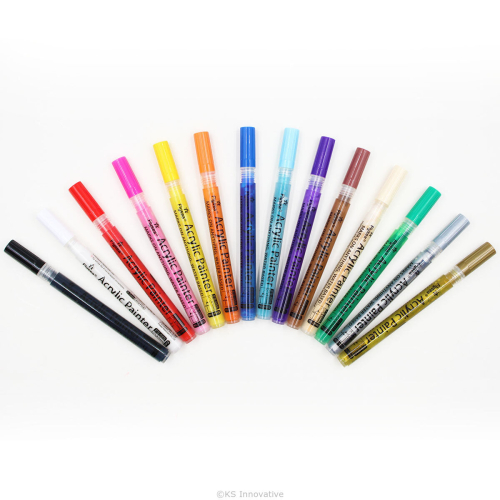 (Silver) Flysea Acrylic Paint Marker Pen 1