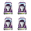Philips PHILIPS 35W GU10 ** 4 Pack ** Bulbs 3000K White 1