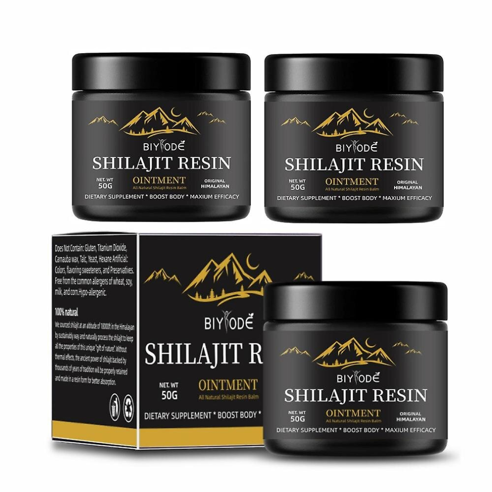 (3PCS) 1-3pcs Himalayan Shilajit Resin, 100% Pure Himalayan Shilajit, Shilajit Supplement, Trace Minerals Complex For Energystrength