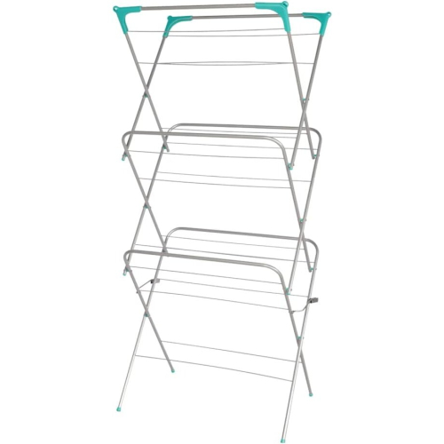 3 Tier Laundry Dryer Concertina In/Outdoor Folding Horse Clothes Airer