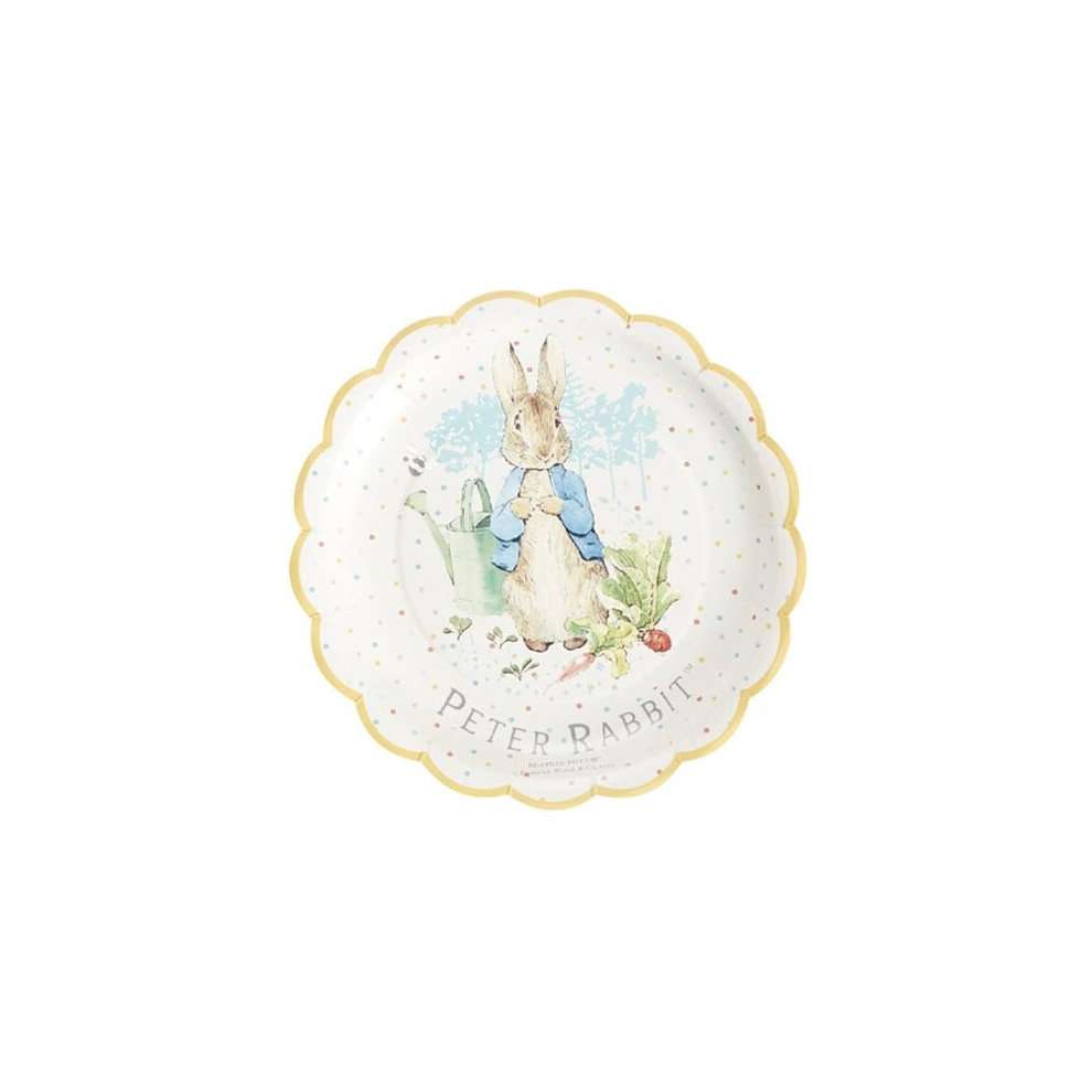 Smiffy's Peter Rabbit Round Paper Plates 23Cm - Pack Of 8