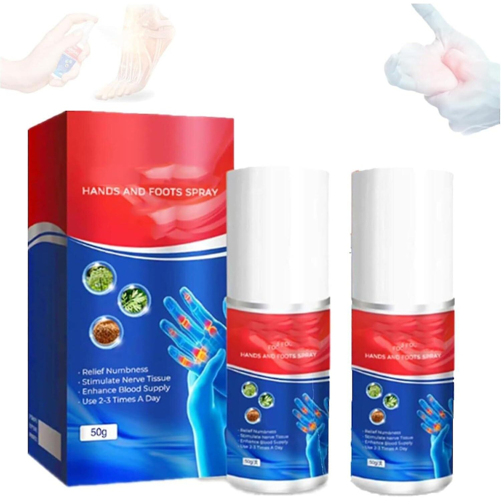 (2 pcs) Numbfix Hands And Foots Spray For Discomfort Caused By Joints, Numbfix Hands And Foots Spray For Applies To Everyone