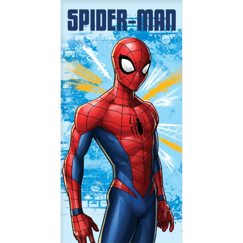Spiderman Marvel Comics Amazing Spider-Man Bath Beach Towel 140 X 70 Cm Cotton Multicoloured