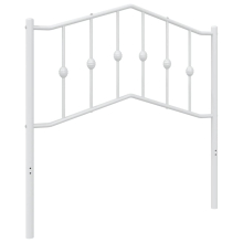 (90 cm) vidaXL Metal Headboard Bedroom Home Decor Bed Header Guest Room Bed Headboard
