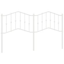 (160 cm) vidaXL Metal Headboard Bedroom Home Decor Bed Header Guest Room Bed Headboard