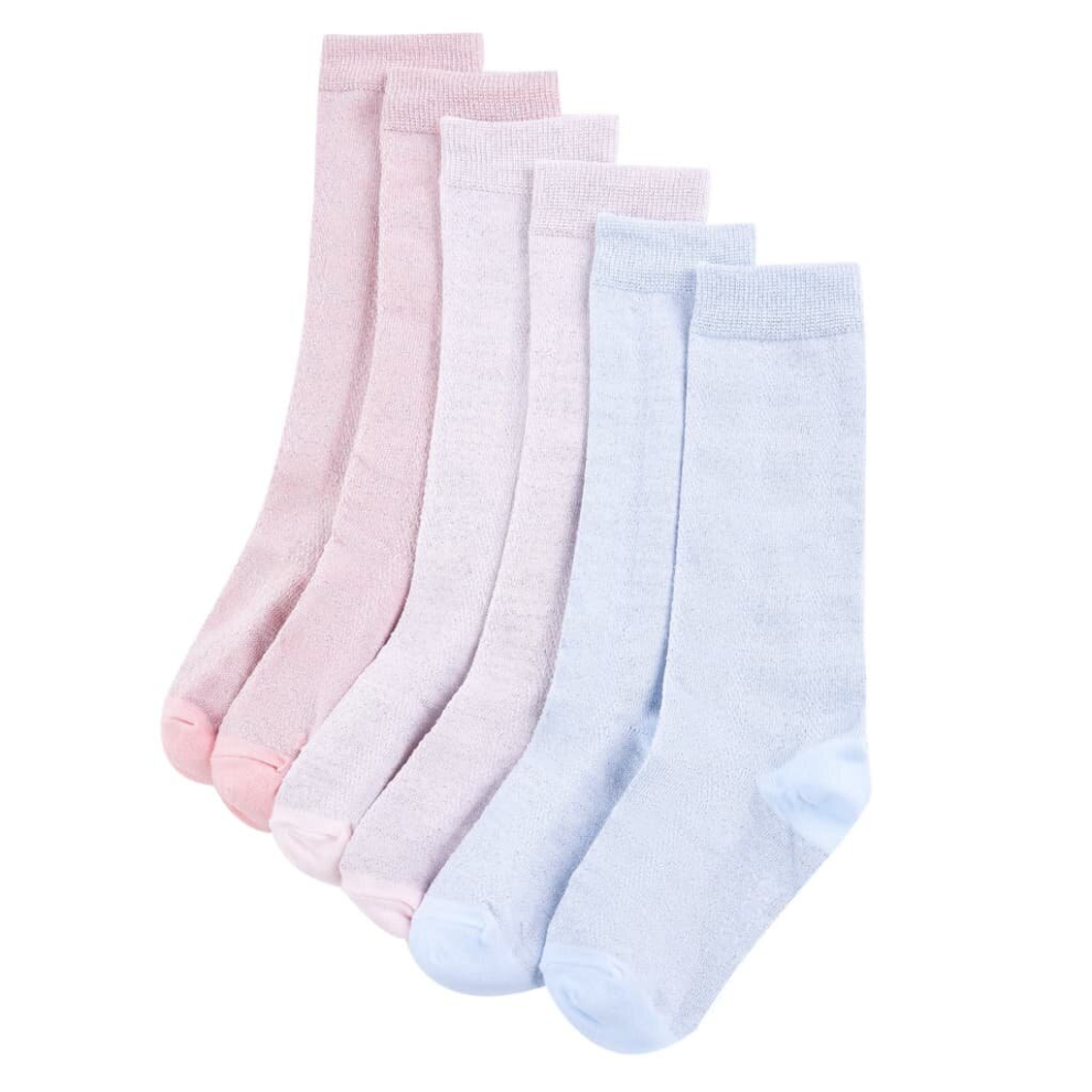 (30-34) Kids' Socks Children Cotton Socks School Socks for Toddler Girls Boys 5 Pairs