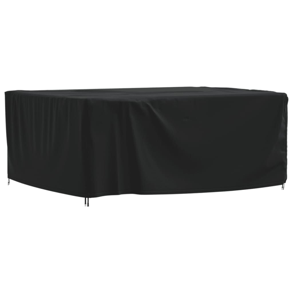 (242 x 182 x 100 cm) vidaXL Garden Furniture Cover Outdoor Furniture Cover Black Waterproof 420D