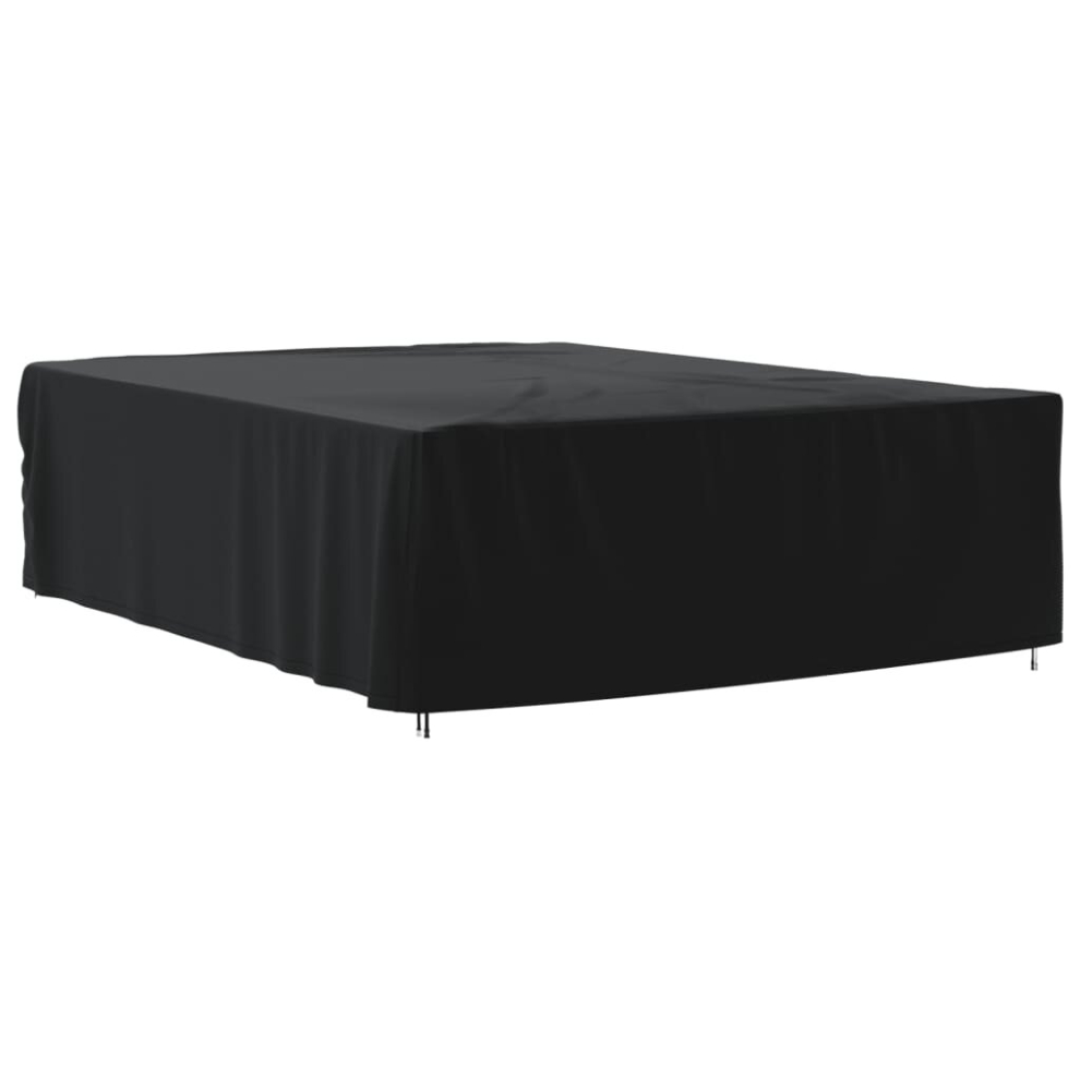 (350 x 260 x 90 cm) vidaXL Garden Furniture Cover Outdoor Furniture Cover Black Waterproof 420D