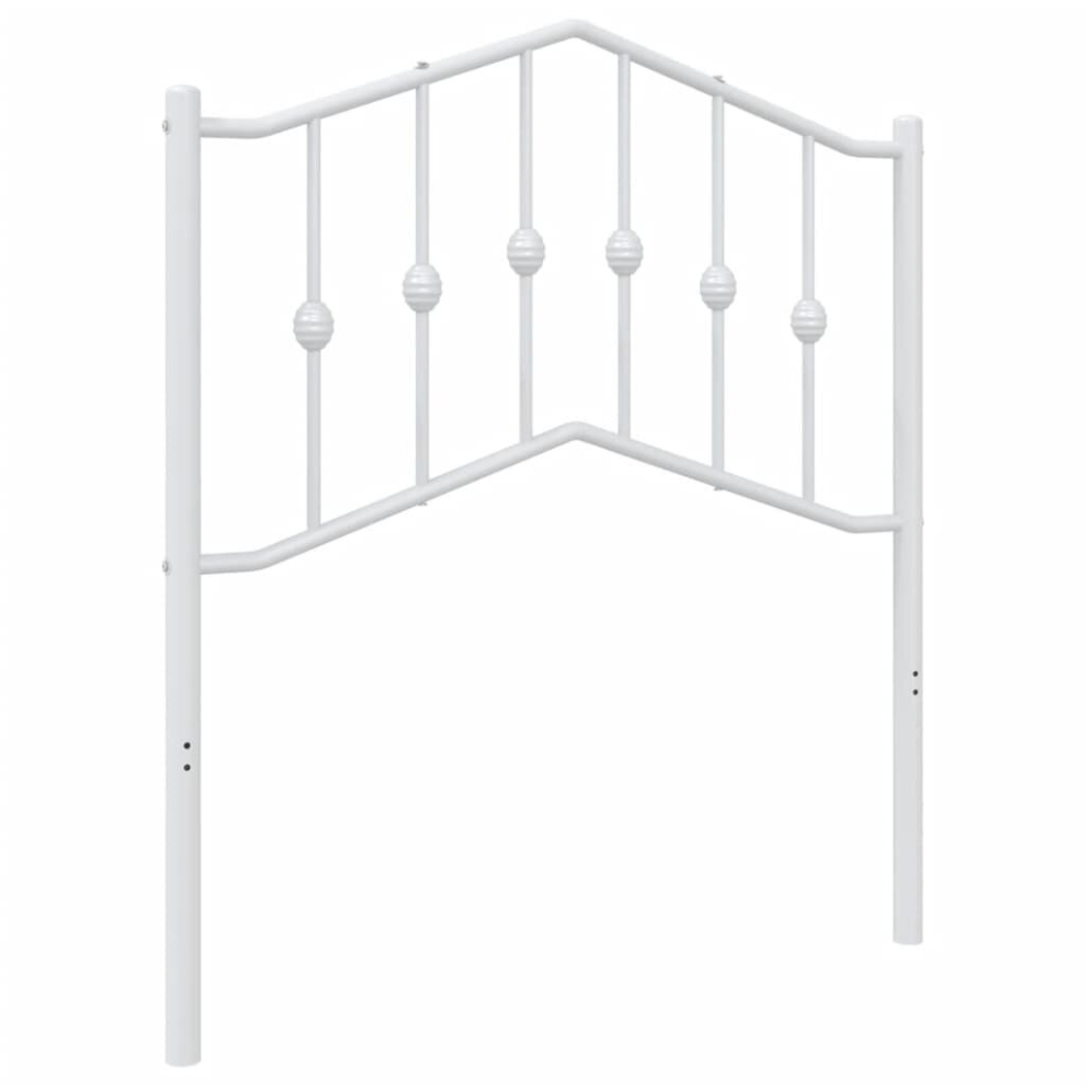 (80 cm) vidaXL Metal Headboard Bedroom Home Decor Bed Header Guest Room Bed Headboard