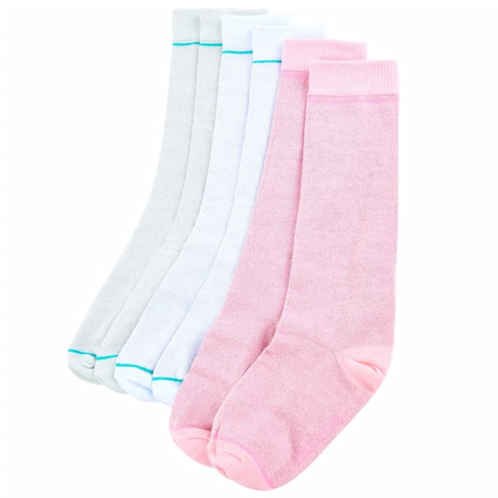 (30-34) Kids' Socks Children Cotton Socks School Socks for Toddler Girls Boys 5 Pairs