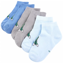 (23-26) Kids' Socks Children Cotton Socks School Socks for Toddler Girls Boys 5 Pairs