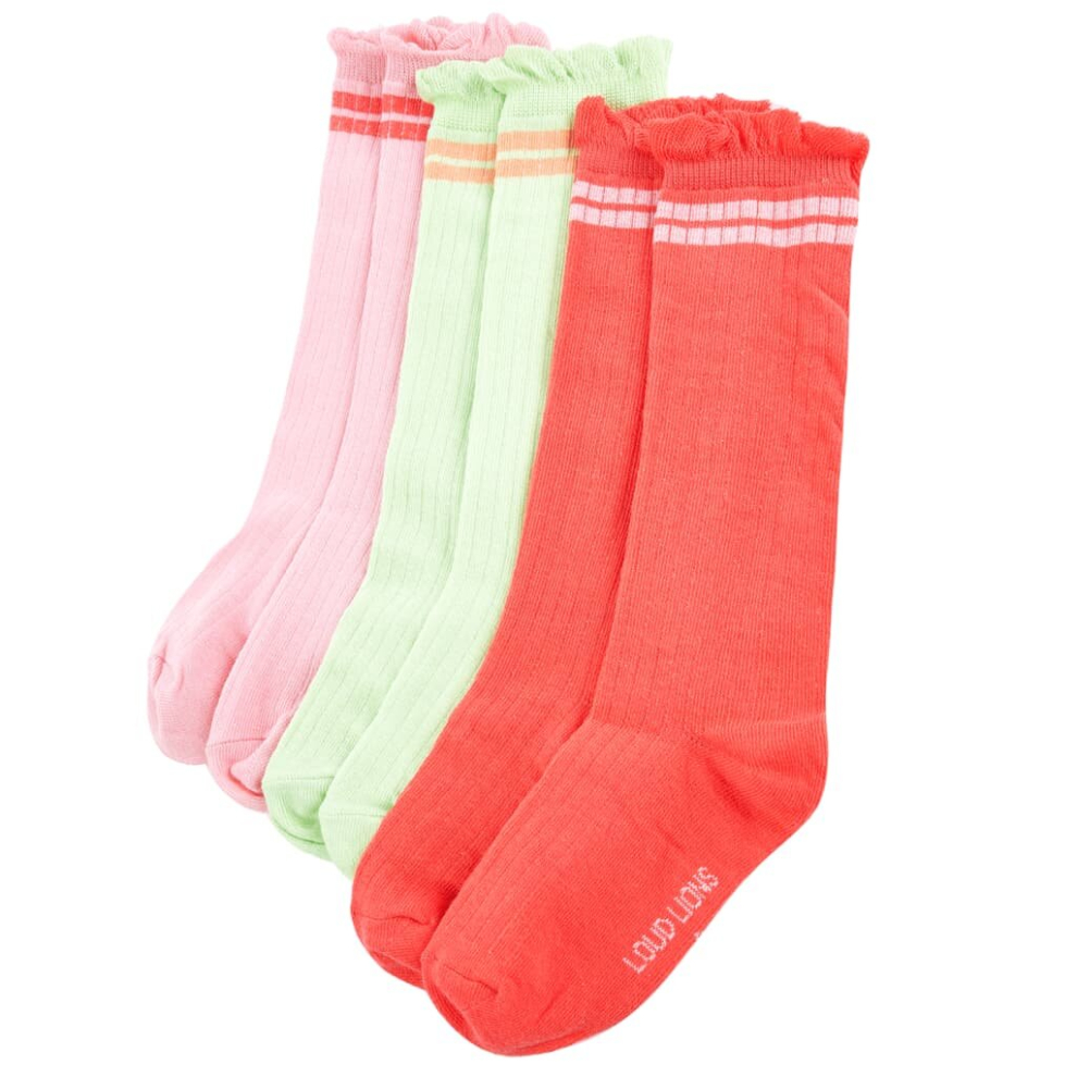 (23-26) Kids' Socks Children Cotton Socks School Socks for Toddler Girls Boys 5 Pairs