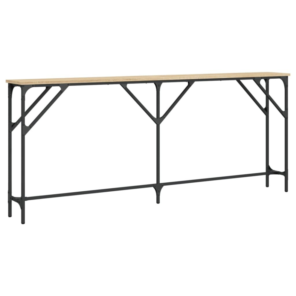 Vidaxl (Sonoma Oak, 180 X 23 X 75 Cm) Console Table Tea End Table Hallway Sofa Couch Table Engineered Wood