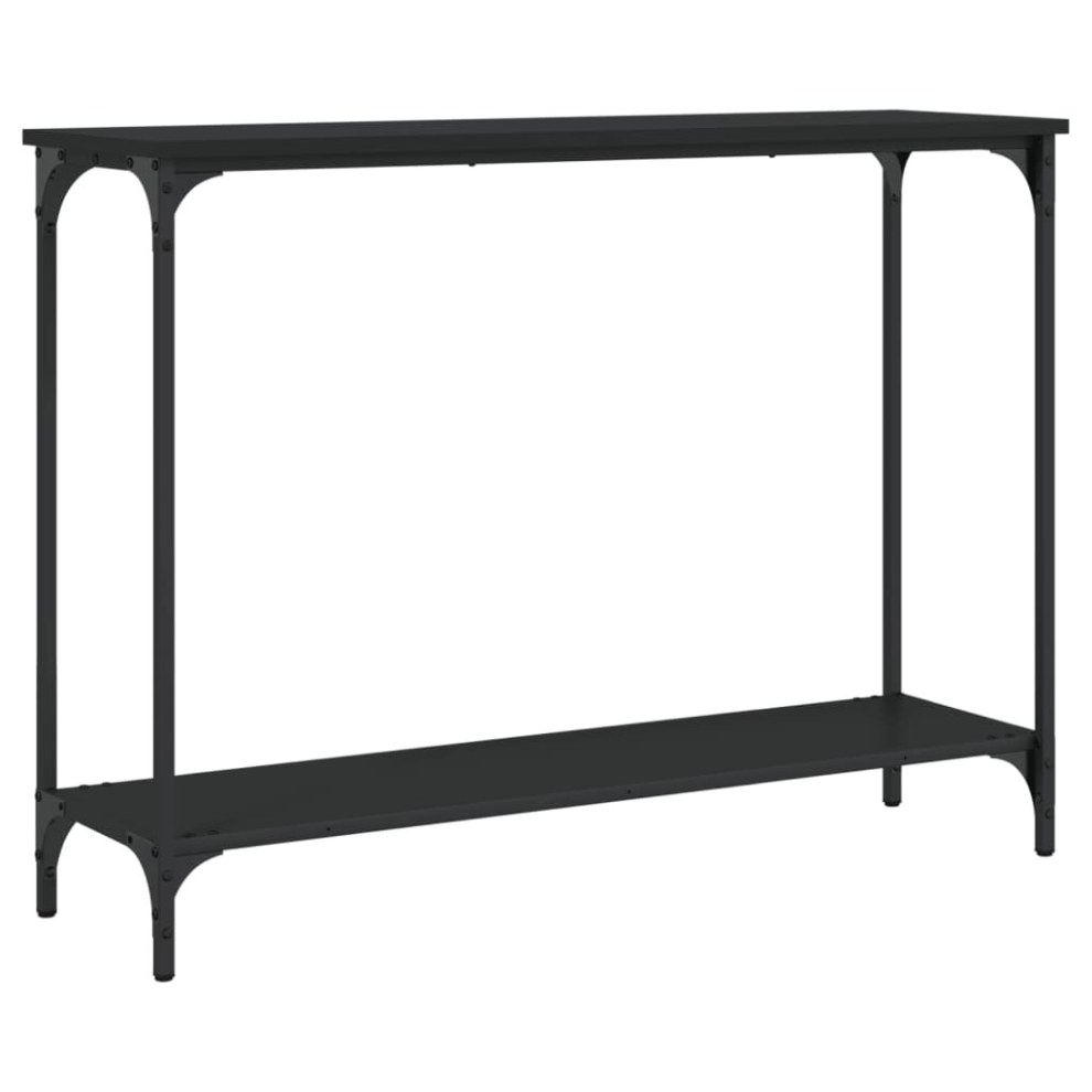 Vidaxl (, 101 X 30.5 X 75 Cm) Console Table Tea End Table Hallway Sofa Couch Table Engineered Wood Black