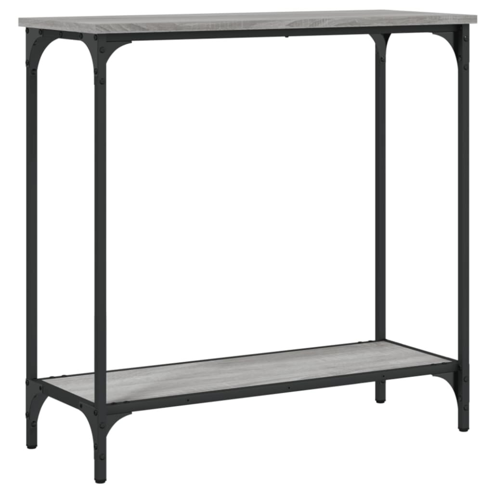 Vidaxl ( Sonoma, 75 X 30.5 X 75 Cm) Console Table Tea End Table Hallway Sofa Couch Table Engineered Wood Grey