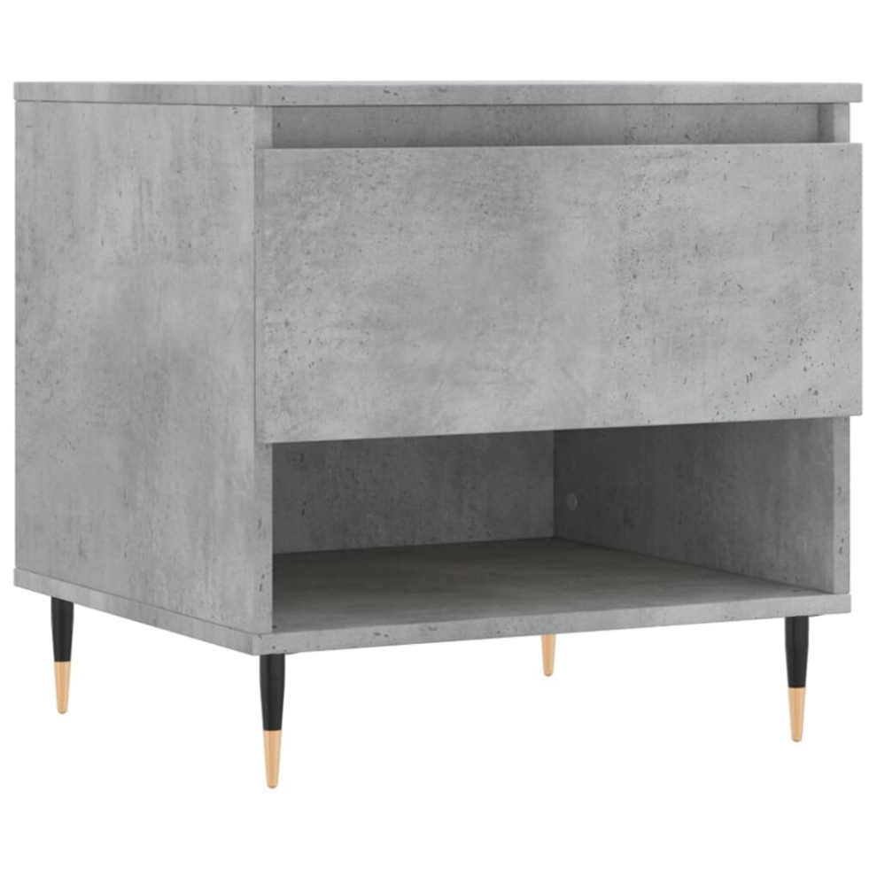 Vidaxl (Concrete Grey, 1 Pcs) Coffee Table Side Table End Accent Telephone Sofa Table Engineered Wood