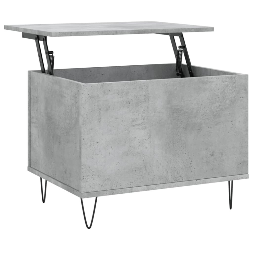 (concrete grey) vidaXL Coffee Table Side Table End Accent Telephone Sofa Table Engineered Wood