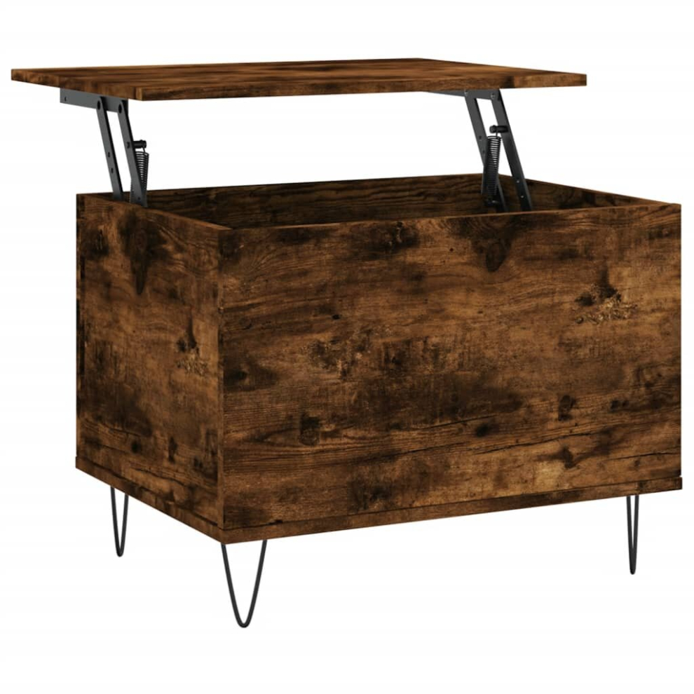 Vidaxl (Smoked Oak) Coffee Table Side Table End Accent Telephone Sofa Table Engineered Wood