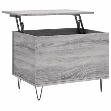(grey sonoma) vidaXL Coffee Table Side Table End Accent Telephone Sofa Table Engineered Wood
