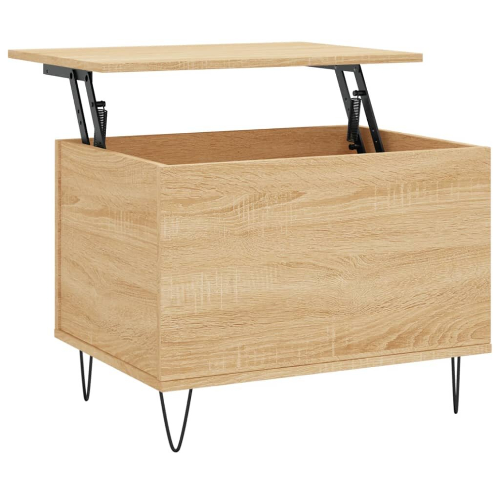 Vidaxl (Sonoma Oak) Coffee Table Side Table End Accent Telephone Sofa Table Engineered Wood