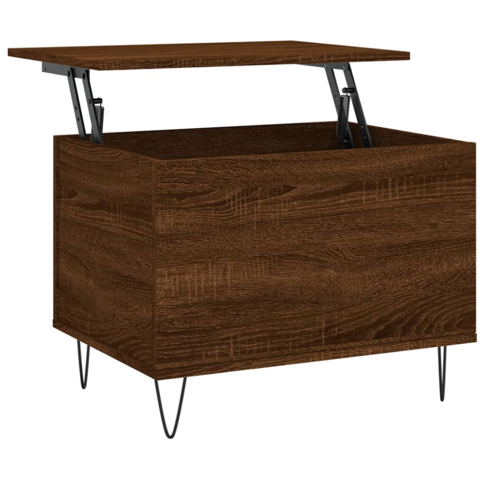 (brown oak) vidaXL Coffee Table Side Table End Accent Telephone Sofa Table Engineered Wood