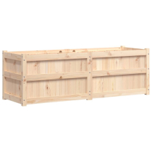 (natural pine) vidaXL Garden Planter Patio Flower Pot Plant Pot Planter Box Solid Wood Pine