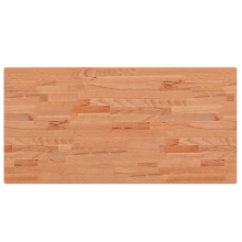 (brown, 100 x 50 x 2.5 cm) vidaXL Bathroom Countertop Vanity Top Wash Basin Worktop Solid Wood Beech