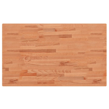 (brown, 100 x 60 x 1.5 cm) vidaXL Bathroom Countertop Vanity Top Wash Basin Worktop Solid Wood Beech