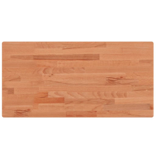 (brown, 100 x 50 x 1.5 cm) vidaXL Bathroom Countertop Vanity Top Wash Basin Worktop Solid Wood Beech