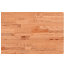 (brown, 80 x 40 x 4 cm) vidaXL Bathroom Countertop Vanity Top Wash Basin Worktop Solid Wood Beech