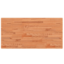 (brown, 100 x 50 x 4 cm) vidaXL Bathroom Countertop Vanity Top Wash Basin Worktop Solid Wood Beech