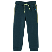 (92) Kids' Sweatpants with Drawstring Children's Trousers Tracksuit Moss Green