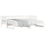 VidaXL (white, 90 x 190 cm) vidaXL Pull-out Day Bed Sofa Bed Guest Bed Frame Daybed Couch Solid Wood Pine 1