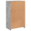 VidaXL (concrete grey) vidaXL Side Cabinet with LED Lights Storage Sideboard Cupboard Engineered Wood 9