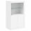 VidaXL (white) vidaXL Side Cabinet with LED Lights Storage Sideboard Cupboard Engineered Wood 3