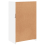 VidaXL (white) vidaXL Side Cabinet with LED Lights Storage Sideboard Cupboard Engineered Wood 9