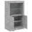 VidaXL (concrete grey) vidaXL Side Cabinet with LED Lights Storage Sideboard Cupboard Engineered Wood 6