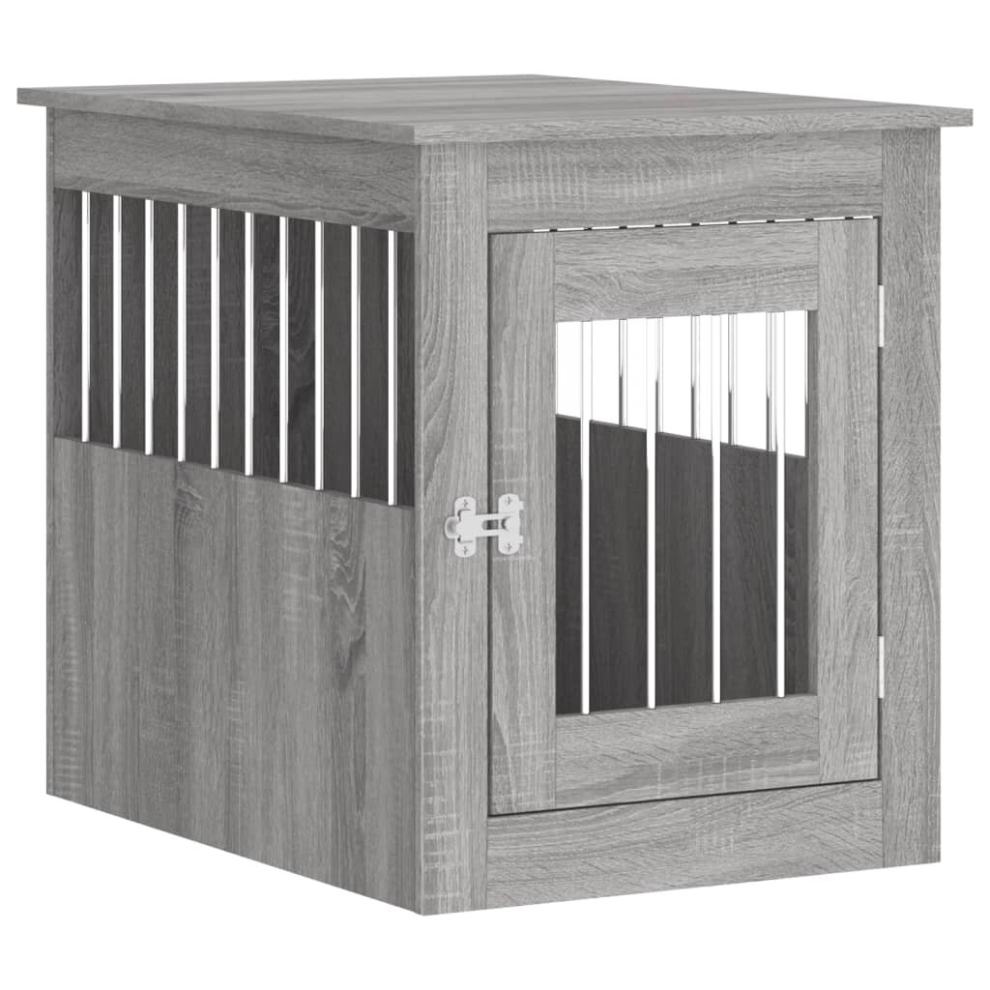 (grey sonoma, 55 x 75 x 65 cm) vidaXL Dog Crate Furniture Pet Doghouse Dog Kennel Dog Cage Engineered Wood