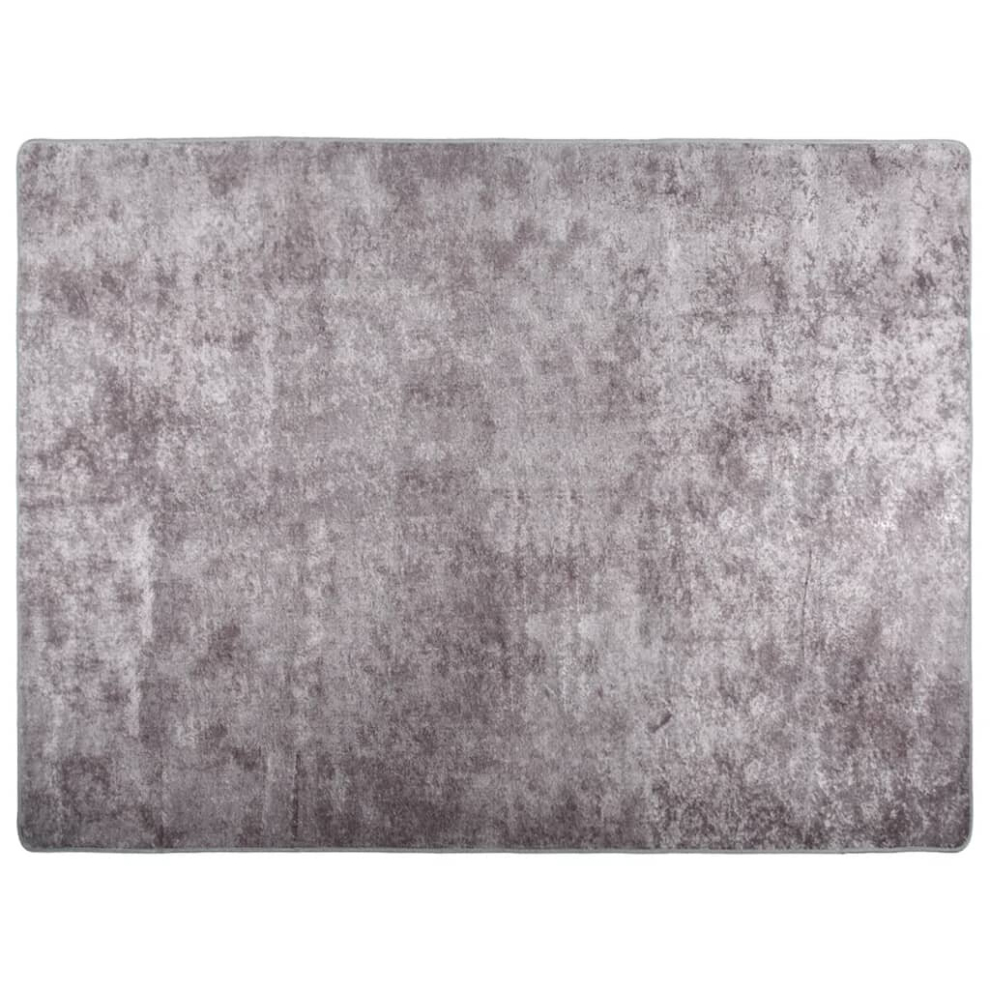 (grey, 400 x 300 cm) vidaXL Rug Washable Patchwork Anti Slip Home Floor Carpet Floor Area Rug Mat