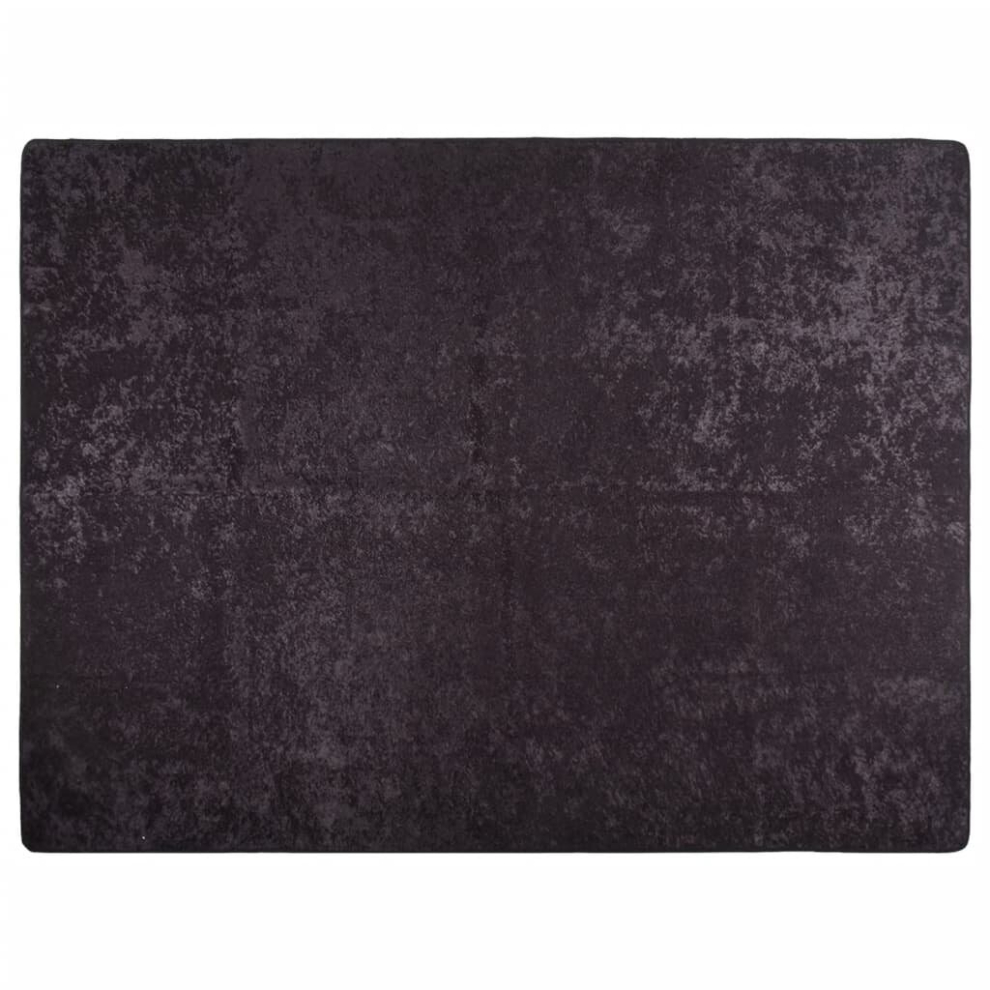 (anthracite, 400 x 300 cm) vidaXL Rug Washable Patchwork Anti Slip Home Floor Carpet Floor Area Rug Mat