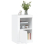 VidaXL (white, 1 pcs) vidaXL Side Cabinet with LED Lights Storage Sideboard Cupboard Engineered Wood 5