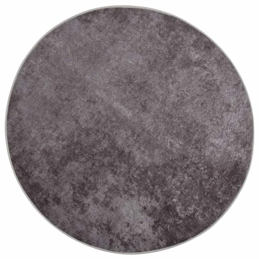 Vidaxl (Grey, 200 Cm) Rug Washable Patchwork Anti Slip Home Floor Carpet Floor Area Rug Mat