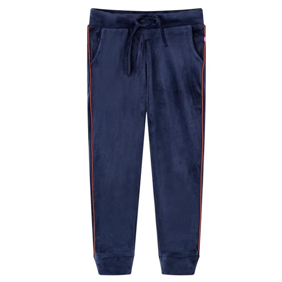 (104) Kids' Sweatpants Children's Trousers School Sports Tracksuit Bottoms Navy